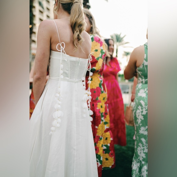 Zimmermann — Wonderland Corset Midi Dress — Size, 1 — Color, Ivory — Like New - Picture 7 of 9